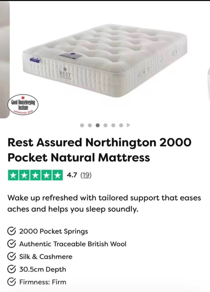 Superking Firm mattress ( perfect condition)