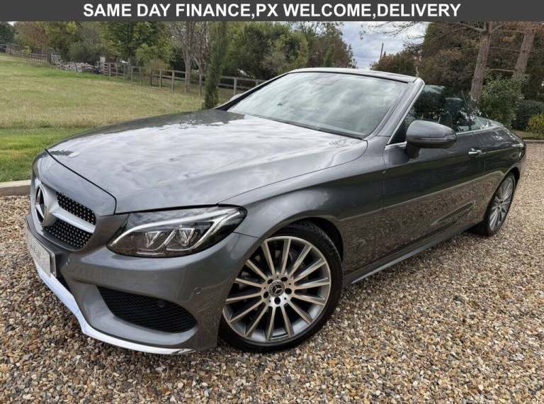 2017 Mercedes-Benz C Class 2.1 C220d AMG Line (Premium Plus) Cabriolet 2dr Diesel G-Tronic+ Euro ...