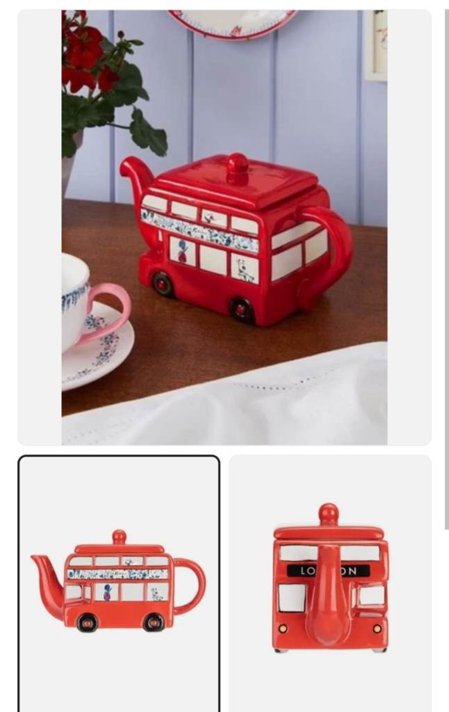 New bus teapot never used packed cath kidson