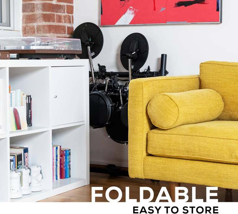 Alesis Turbo Mesh Drum Kit - Electric Drum Set | Quiet 8" Mesh Pads (inc. 2 drum sticks)