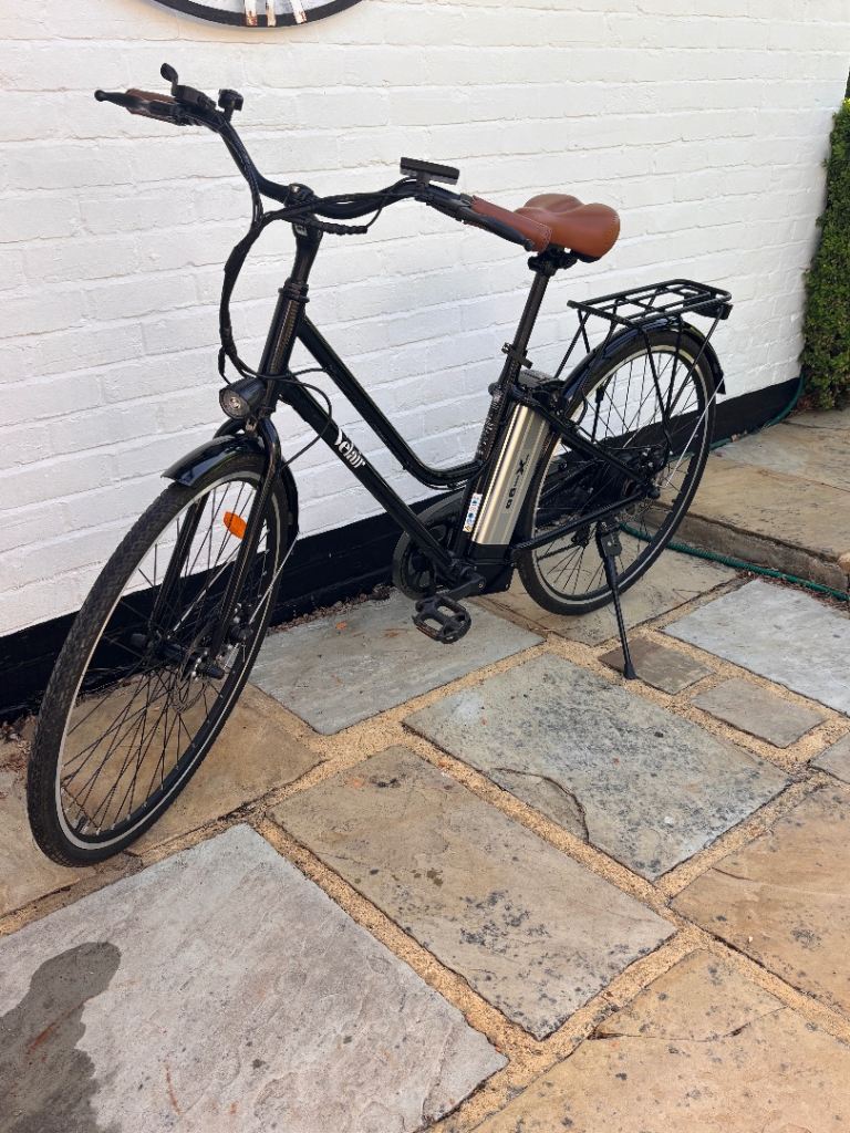 Velair Horizon electric city bike, black, recent battery, low use (111k) - fab!