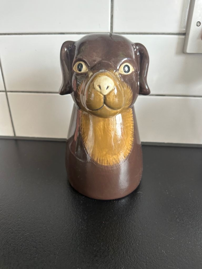 Dog storage jar 