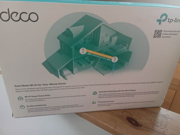 TP-Link Deco Whole Home Mesh Wi-Fi System. (Twin Pack)
