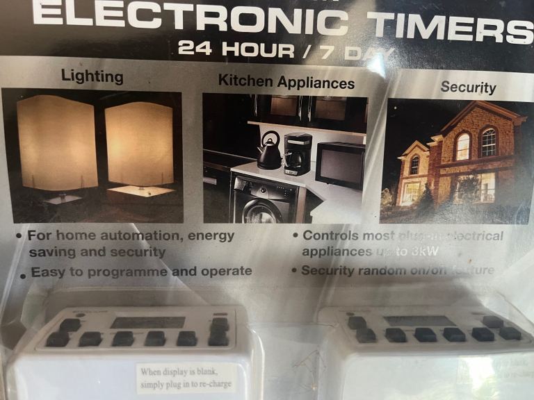 image for Electronic Timers Twin Pack