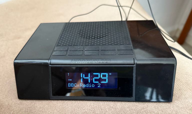 DAB+ Radio with alarm and phone charge