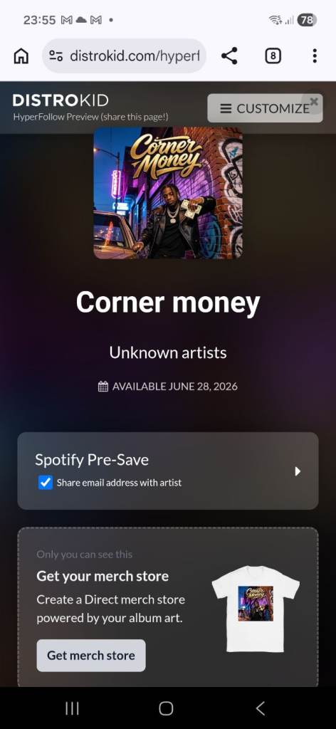 Corner Money by Unknown Artists - New Music Release