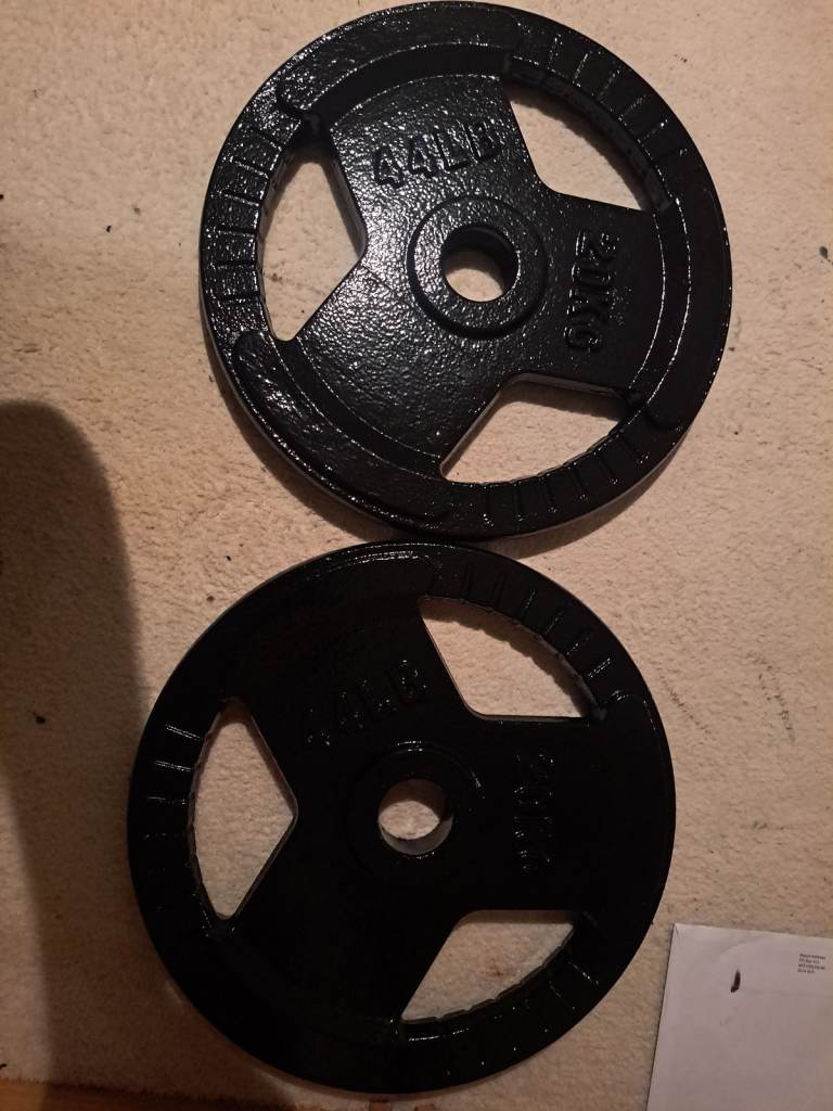 Olympic weight plates 2x20kg 2x10kg 