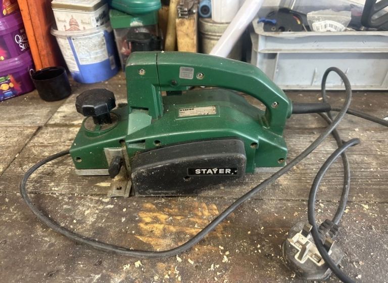 240v electric planer diy joiners wood tools working fine  