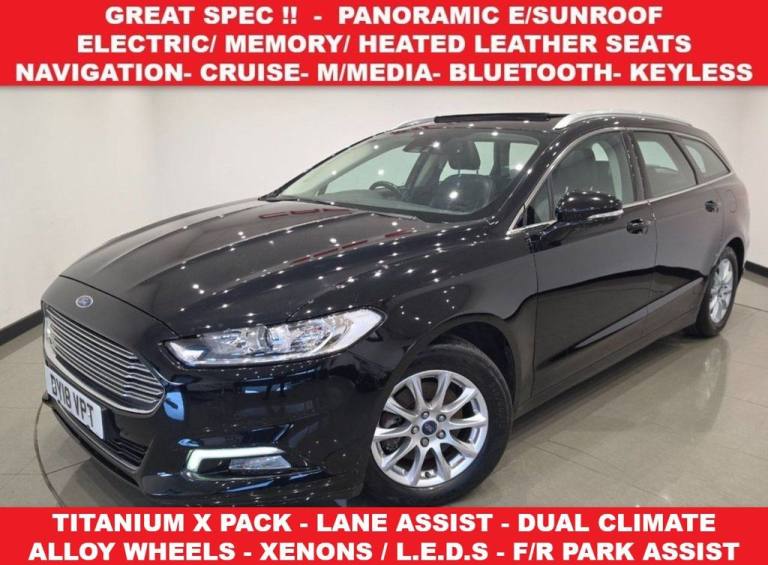 2018 FORD MONDEO 2.0 TDCI TITANIUM ESTATE 5DR DIESEL MANUAL EURO 6 (S/S) 150 PS