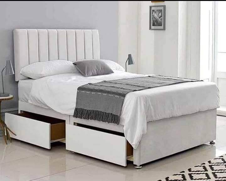  New DIVAN 4FT6 Double Divan Bed Base With Mattress & Storage Drawers >> Amazing Price 20% Off >>