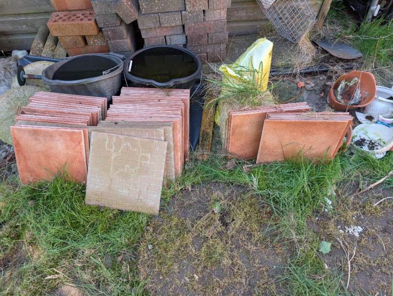 Terracotta ceramic tiles