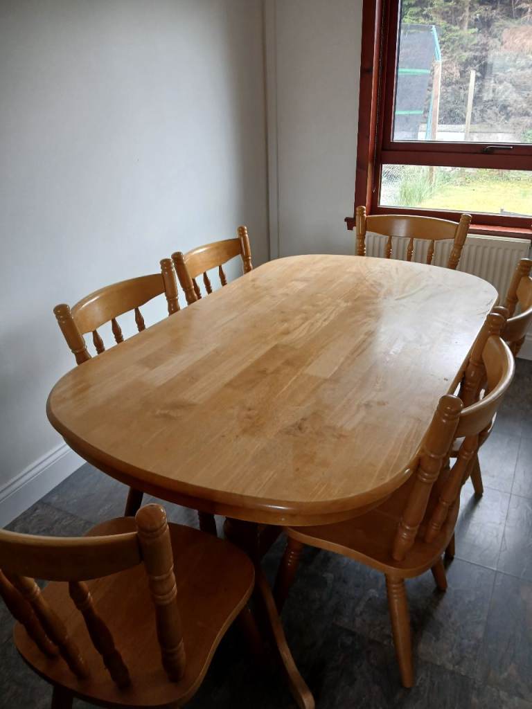 Pine dining table