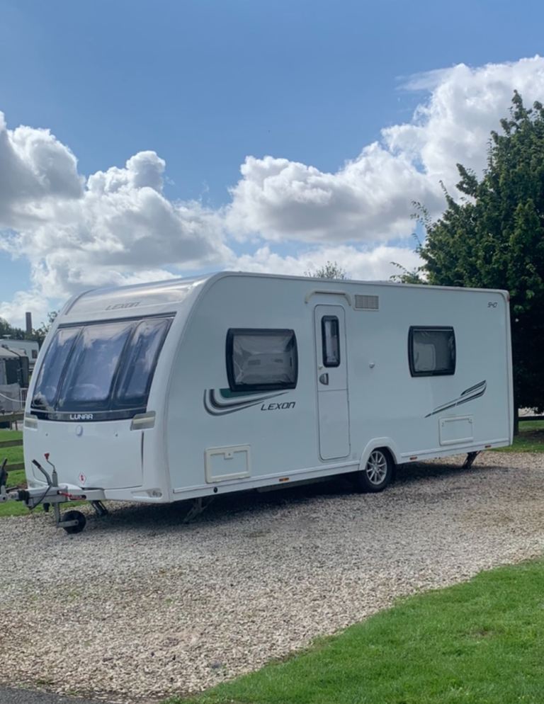 A 2013 Lunar Lexon 540 (4 berth, fixed bed).