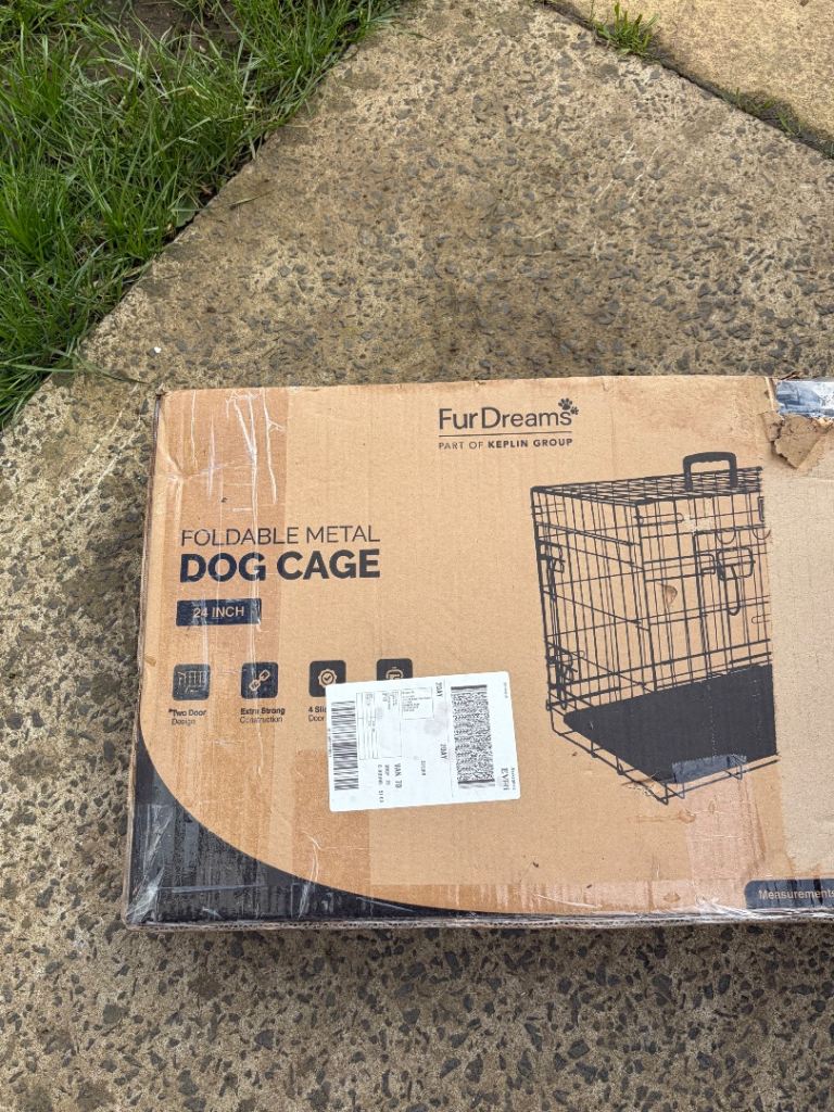 2 dog cages small brand new 