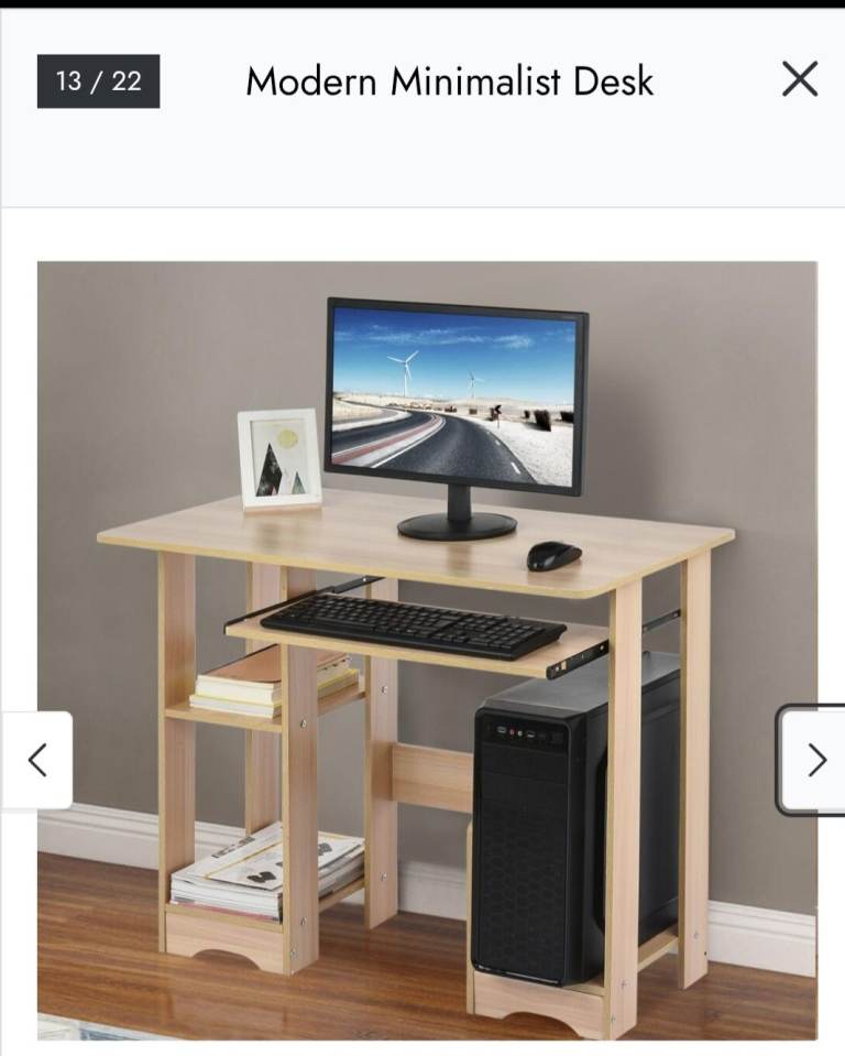 New in box computer desk