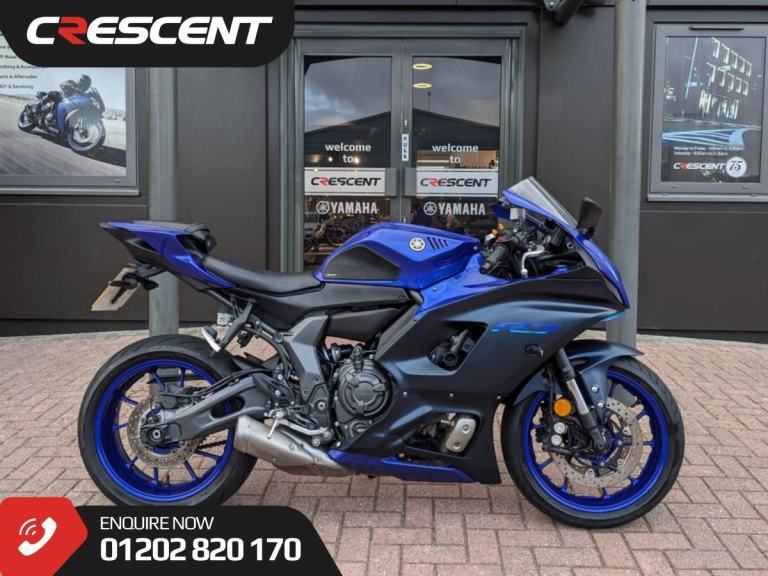 YAMAHA YZF-R7 2022 - ICON BLUE - 1 OWNER - TAIL TIDY - FRESH SERVICE - NEW TYRES