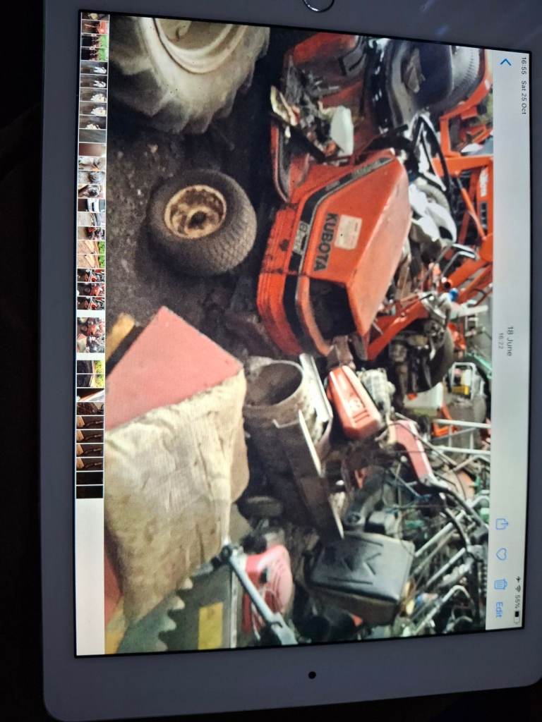Kubota mower parts