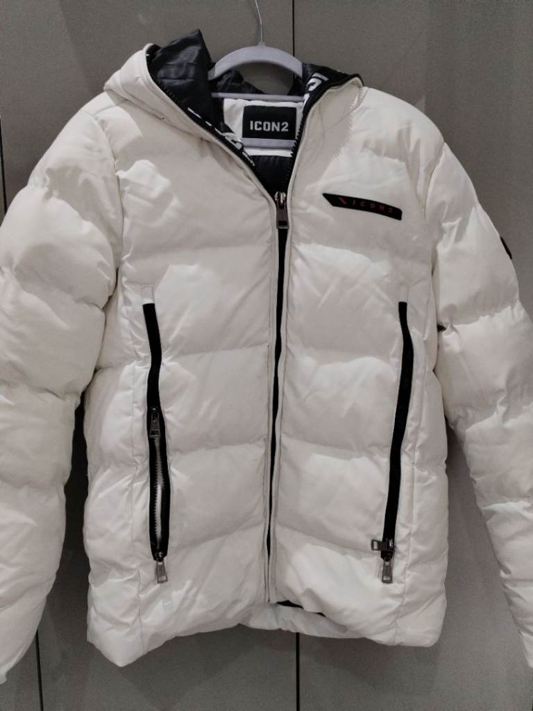 ICON2 White Puffer Jacket – Women's Size M, As Good As New