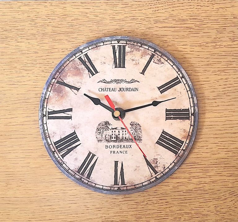 UPGRADED - RUSTIC FRENCH CHATEAU JOURDAIN WALL CLOCK - NEW quartz MOTOR ...