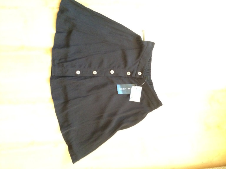 ;BRAND NEW with tag New Look black skirt, size 8