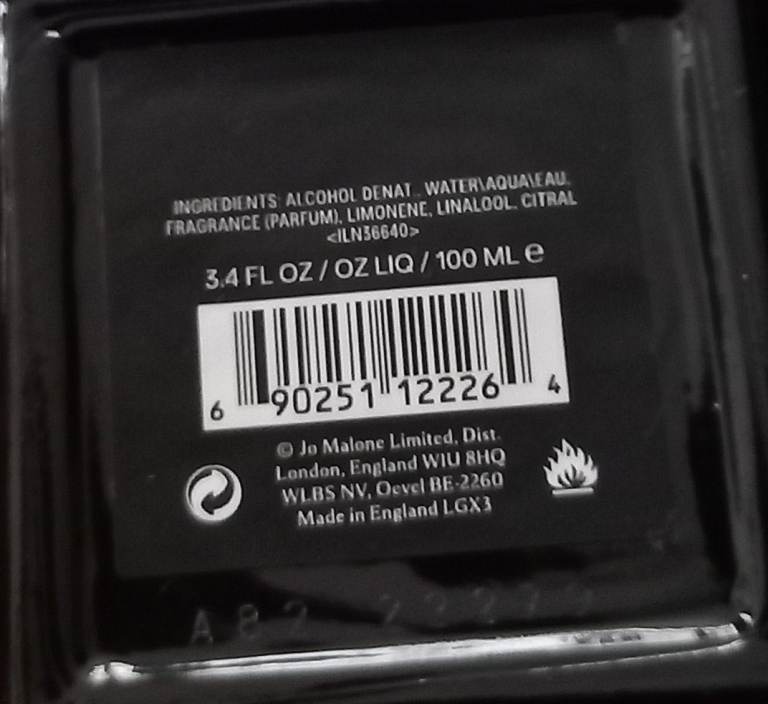 JO MALONE LONDON OUD & BERGAMOT COLOGNE INTENSE