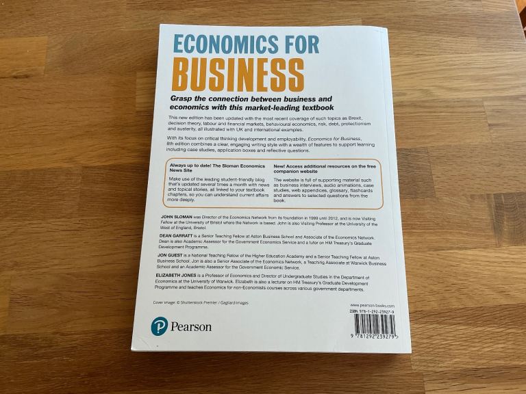 Economics for Business by John Sloman