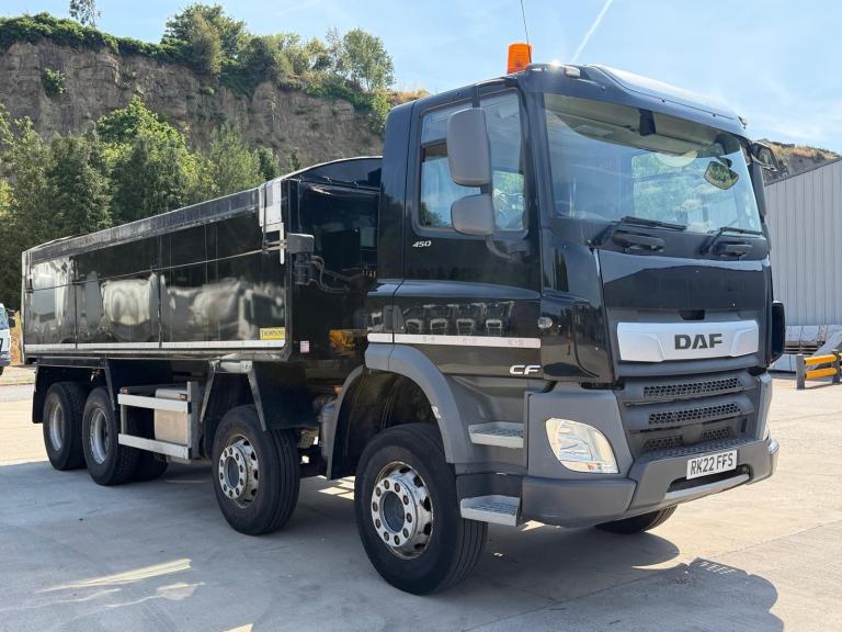 DAF TRUCKS CF 450 8X4 ALLOY TIPPER , SHUTES , WEIGHER ONLY 249,308 KM 