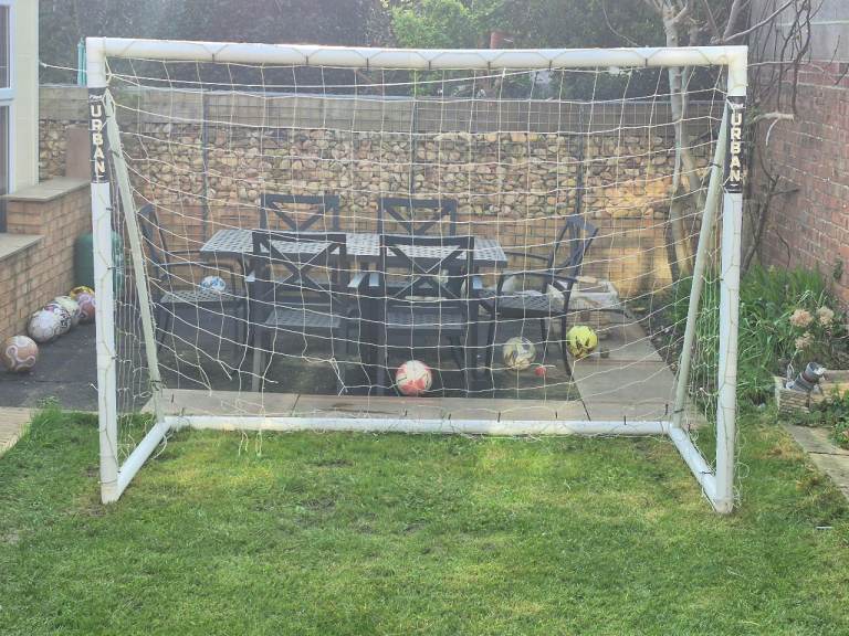 Large football goal - strengthened frame