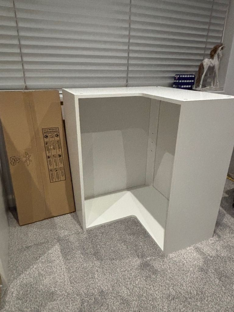 Wickes Ohio Porcelain 625mm Corner Wall Unit