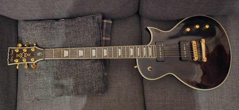 Harley Benton SC-Custom III P90 Black - Like New