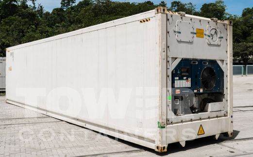40ft HC Refrigerated Shipping Container (Carrier Machinery)