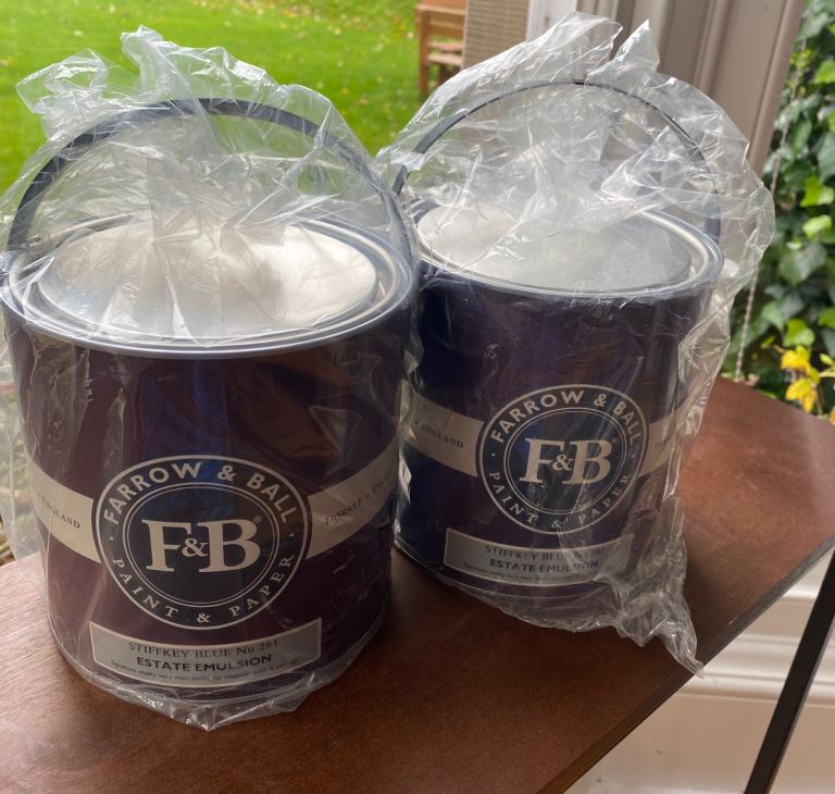 Farrow & Ball Estate Emulsion 2 x 2.5 litres New Unopened 