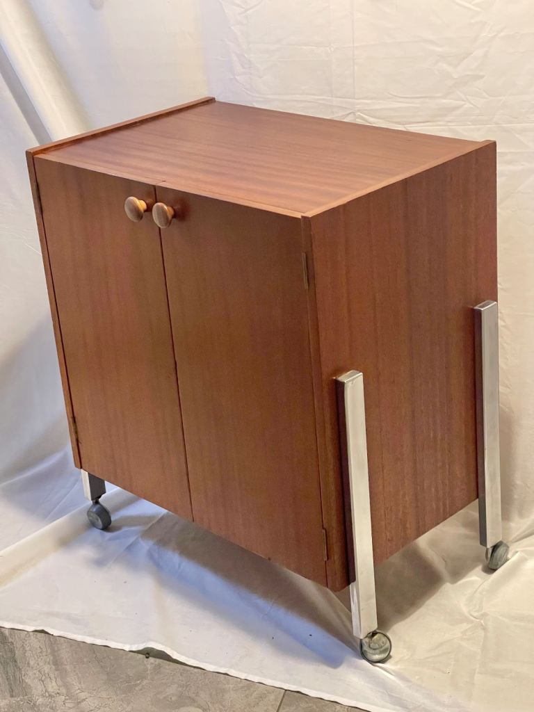 Retro mid century vintage storage duo