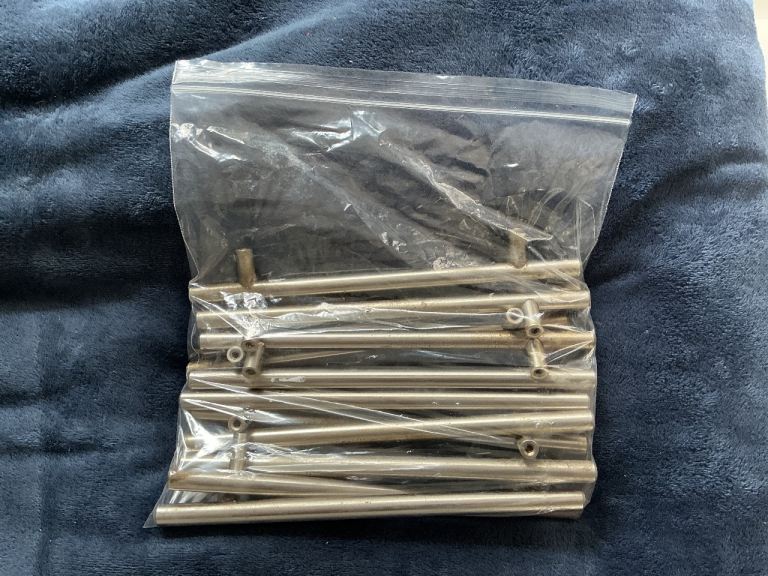 13 Stainless Steel kitchen Cupboard Handles With Bolts