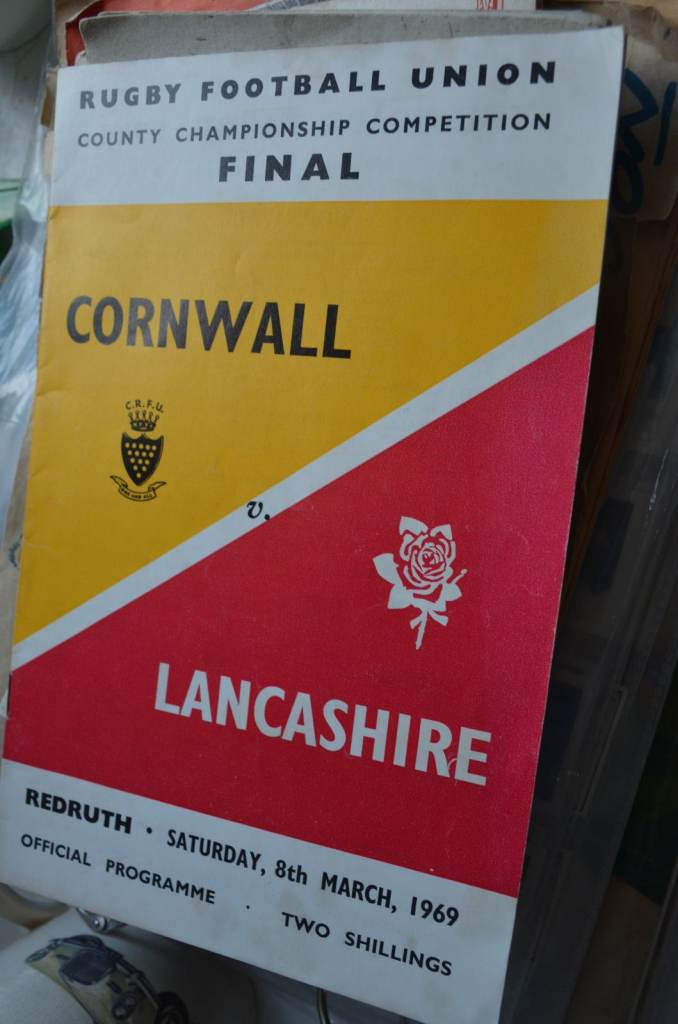 CORNWALL Vs LANCASHIRE RUGBY REDRUTH FINAL 1969