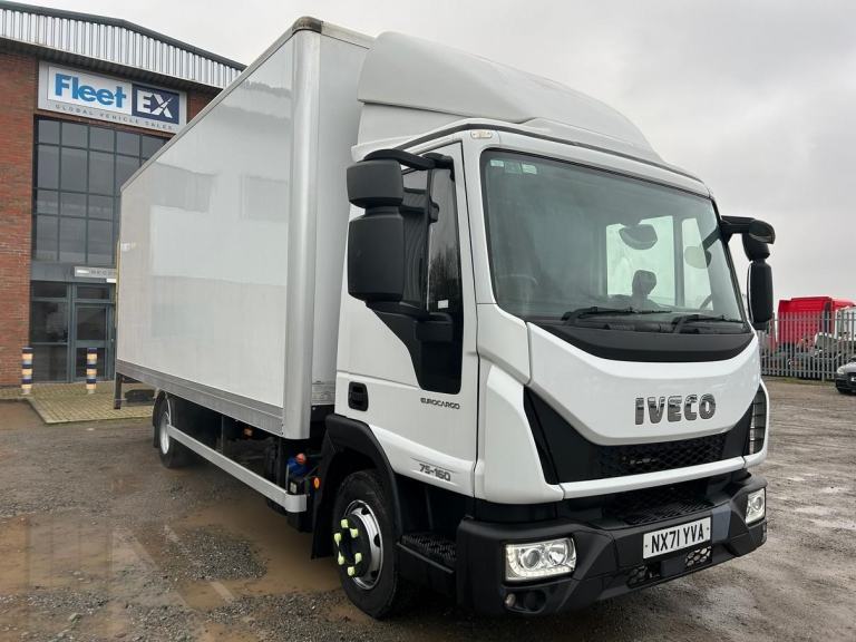 IVECO EUROCARGO 75-160 *EURO 6* 7.5 TONNE BOX VAN 2021 – NX71 YVA