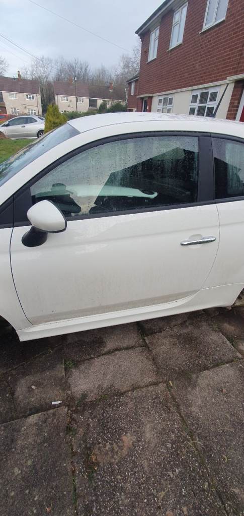 Left and right fiat abarth doors 