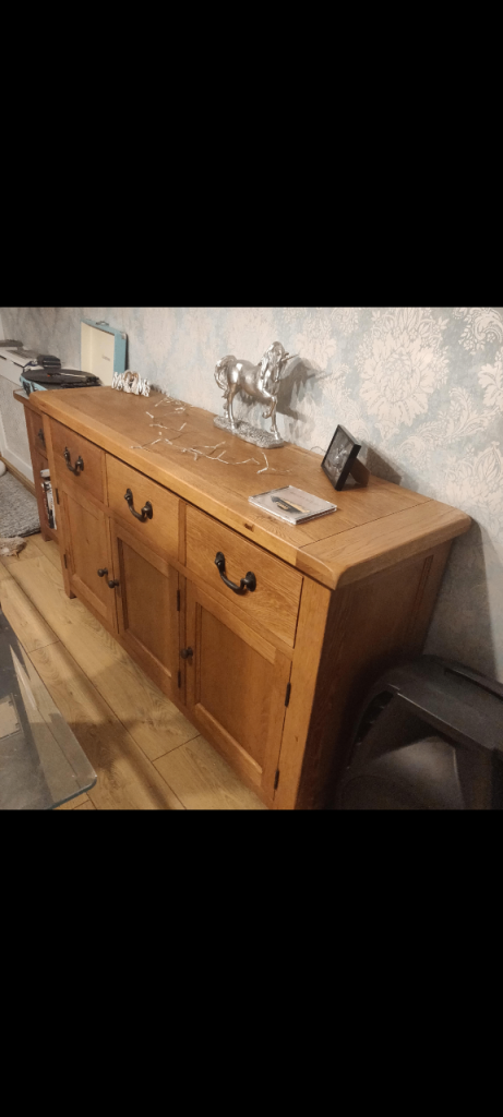 Solid Oak Bureau