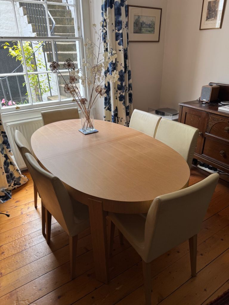 Italian solid wood dining set