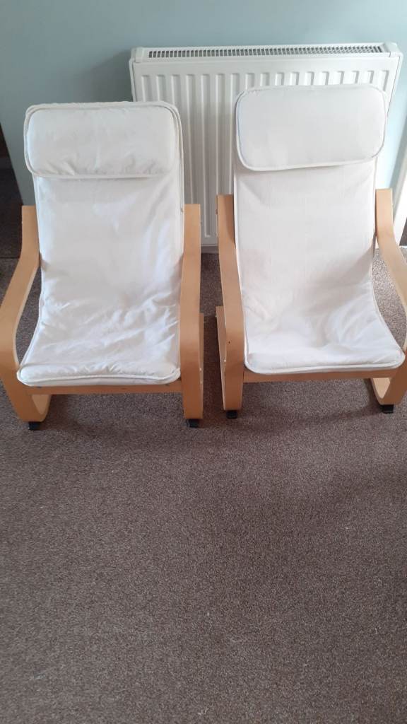 Ikea Poang Children's arm chairs x2