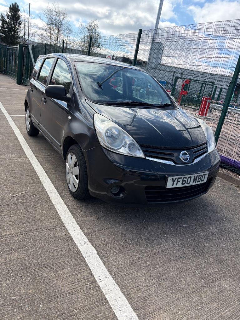 Nissan Note Visia 2010 petrol manual 1.4  Black 