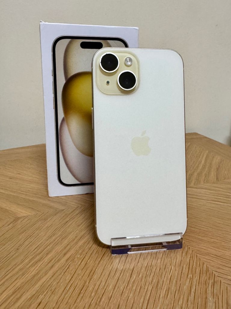  iPhone 15 128GB Yellow - Like New Condition 