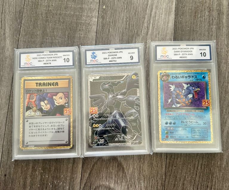 Pokemon Cards graded and Raw 