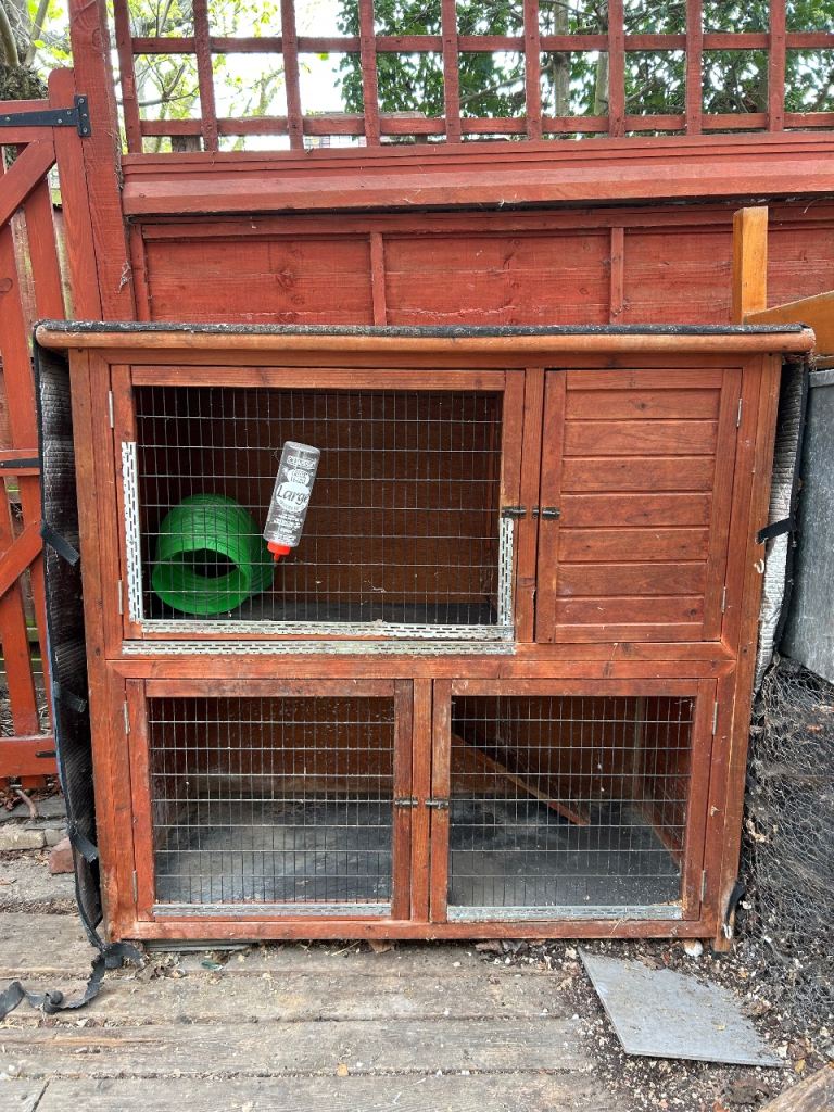 FREE Two-Story Rabbit Hutch