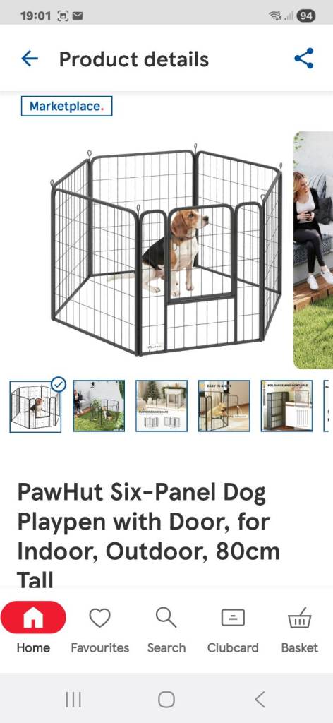 Dog/puppy crate/playpen