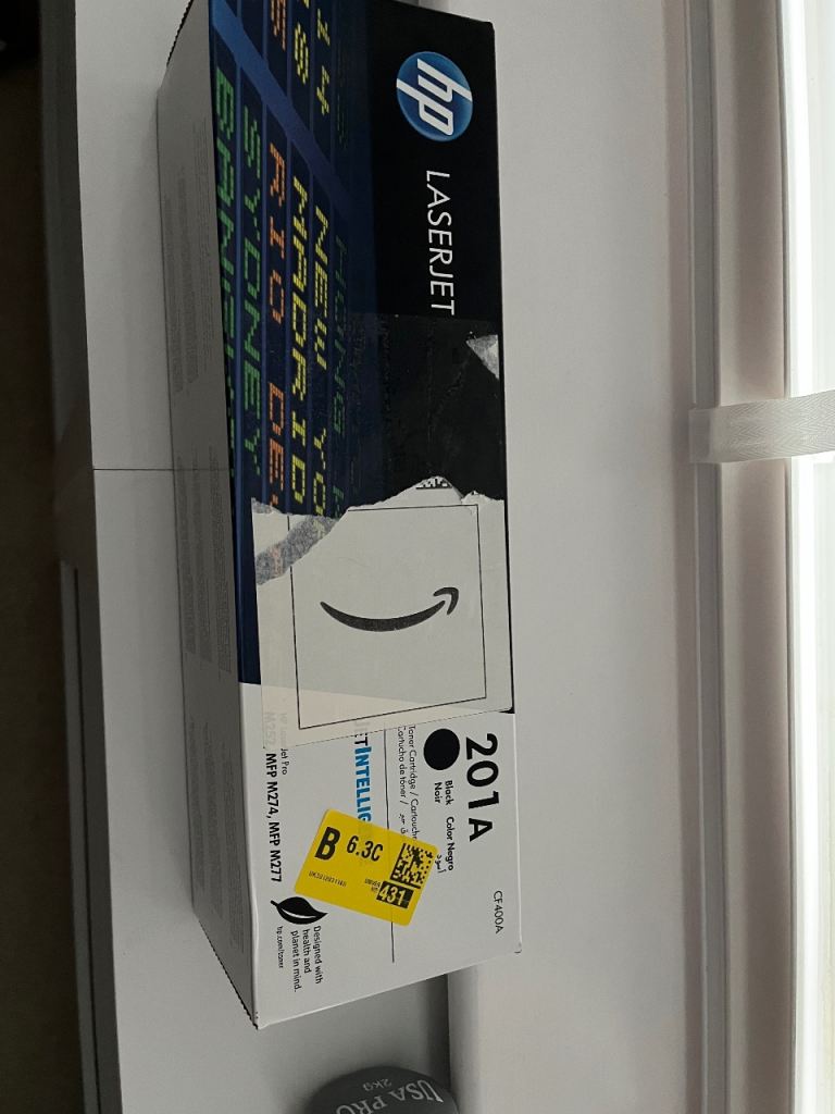 HP LaserJet 201A Black Toner Cartridge – New, Boxed