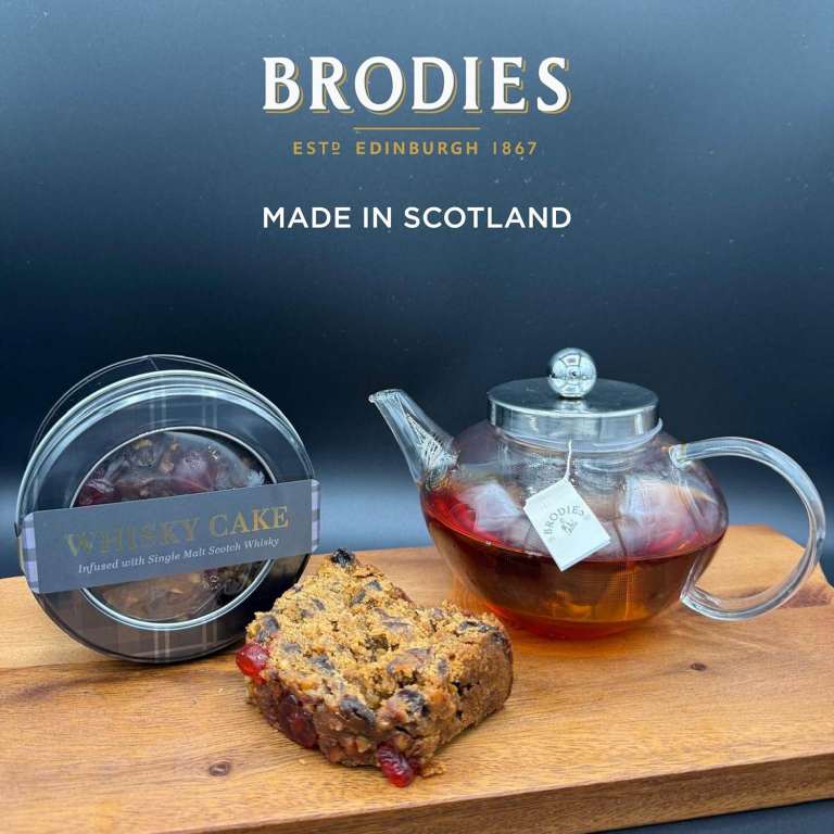 THESE 2 RICH FRUIT CAKES ARE LUXURY, IN PRESENTATION TINS