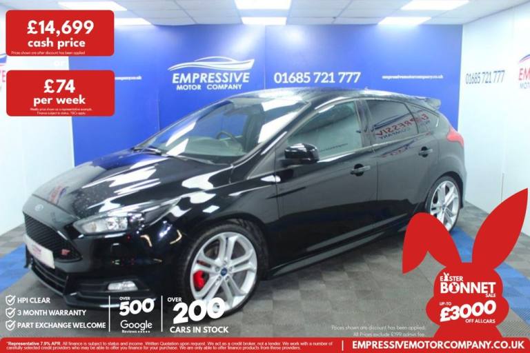 2018 18 FORD FOCUS 2.0T ECOBOOST ST-3 HATCHBACK 5DR PETROL MANUAL EURO 6 (S/S) (