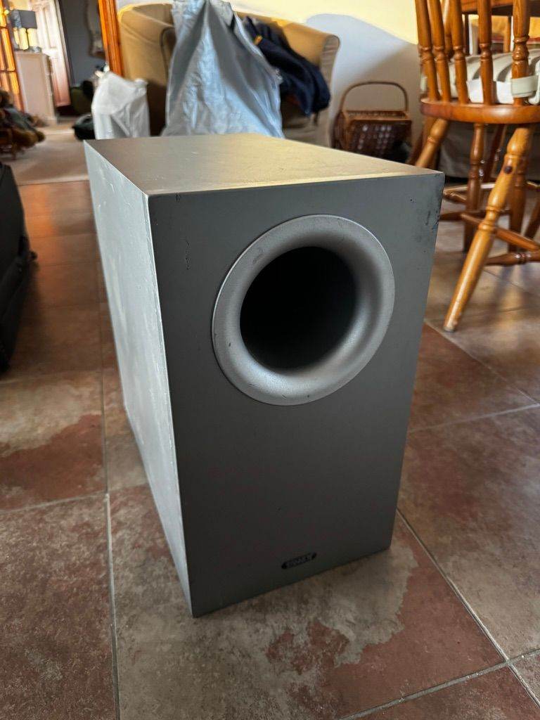 Tannoy FX 5.1 Powered Subwoofer Silver UNTESTED