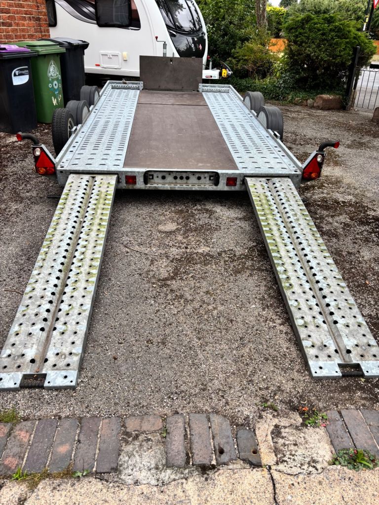 Brian James A4 Car Transporter Trailer – Twin Axle – Light Use –reduced from  £3,750